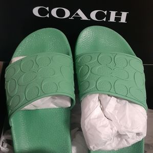 Coach Signature Pool Slides